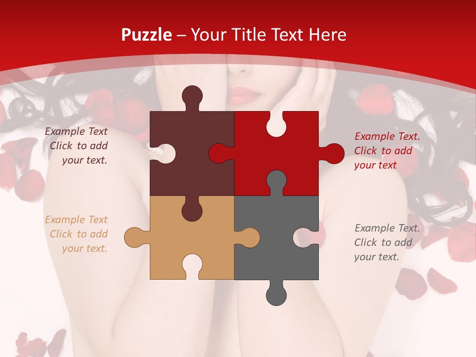 Raven Haired Beauty PowerPoint Template