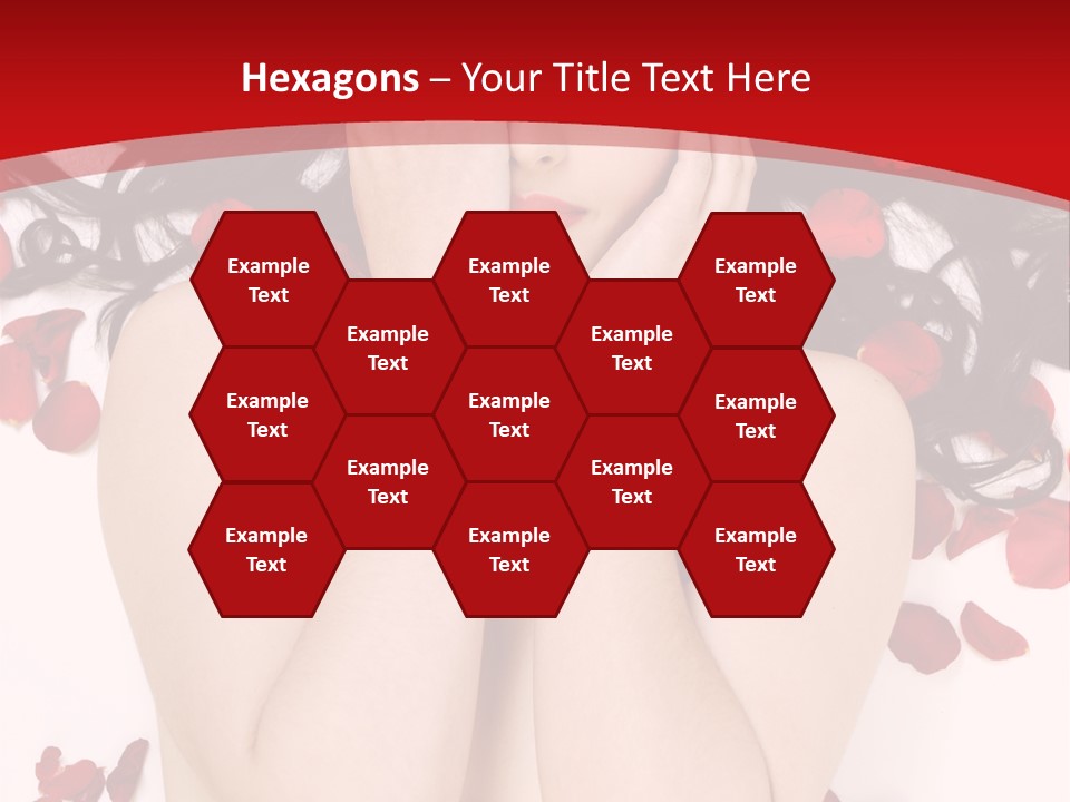 Raven Haired Beauty PowerPoint Template