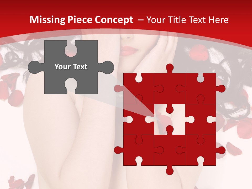 Raven Haired Beauty PowerPoint Template