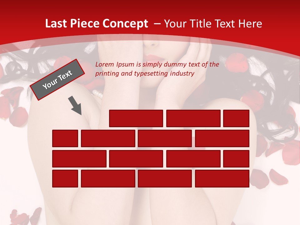 Raven Haired Beauty PowerPoint Template