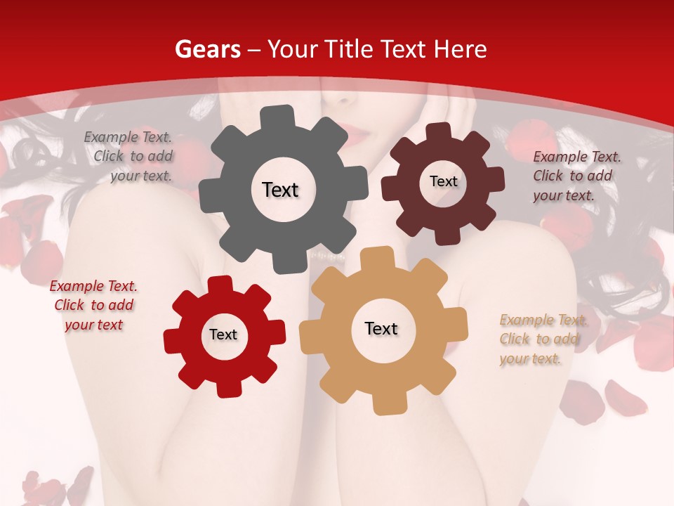 Raven Haired Beauty PowerPoint Template