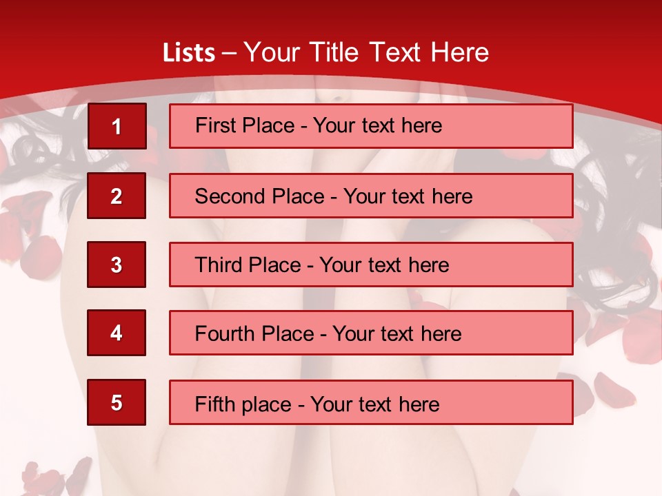 Raven Haired Beauty PowerPoint Template