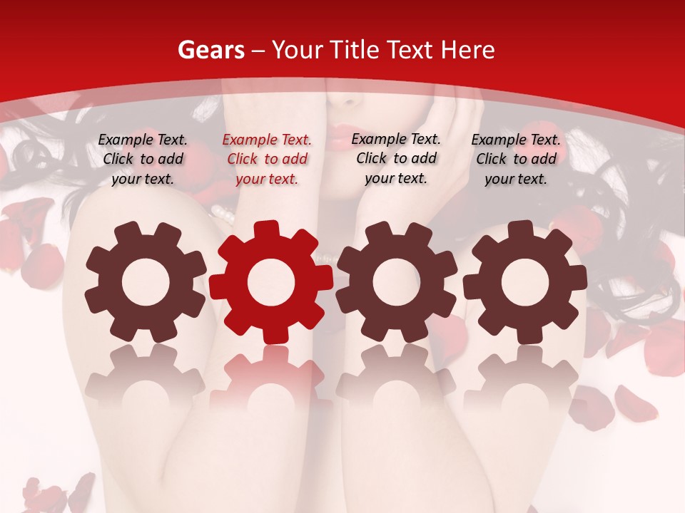 Raven Haired Beauty PowerPoint Template