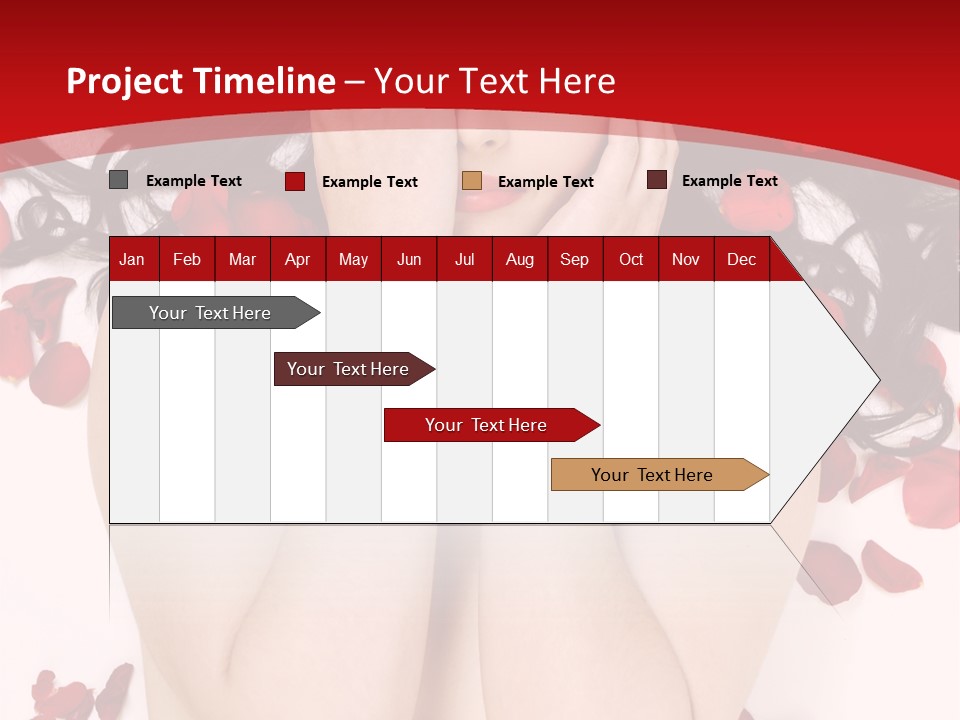 Raven Haired Beauty PowerPoint Template