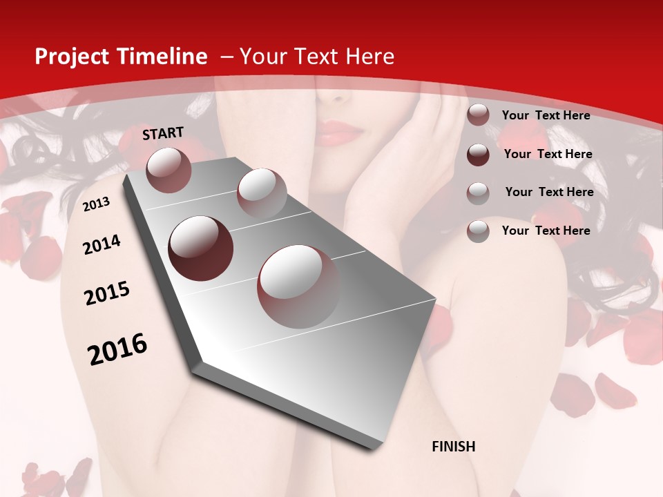 Raven Haired Beauty PowerPoint Template