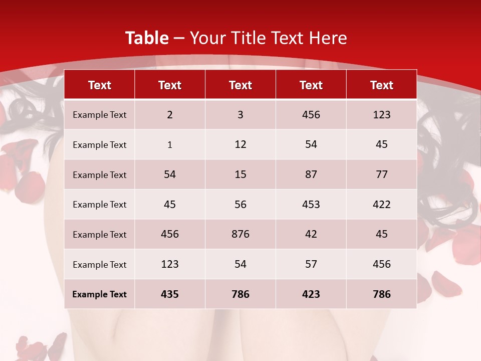 Raven Haired Beauty PowerPoint Template