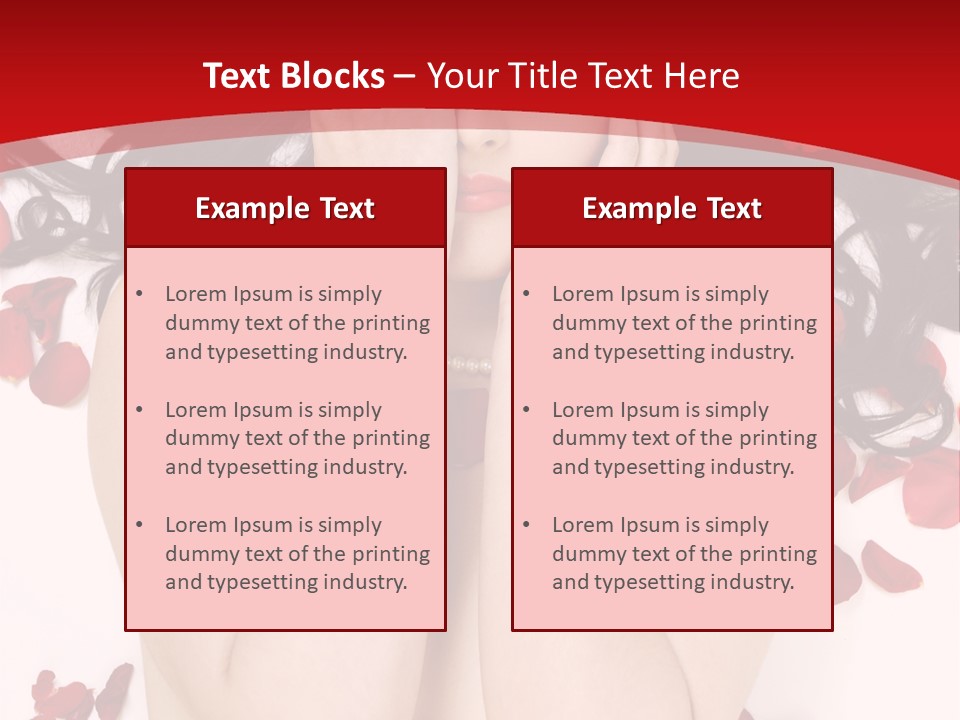 Raven Haired Beauty PowerPoint Template