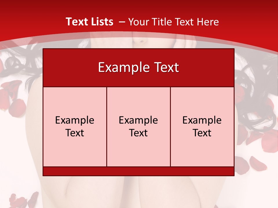 Raven Haired Beauty PowerPoint Template