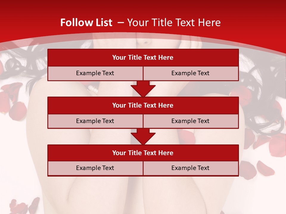 Raven Haired Beauty PowerPoint Template