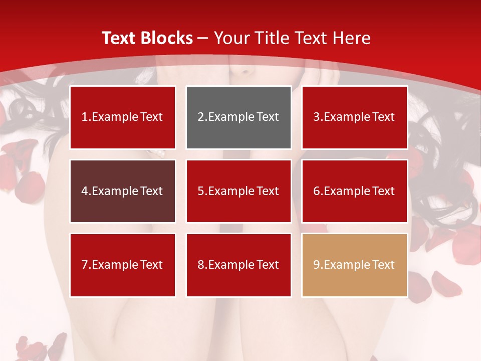 Raven Haired Beauty PowerPoint Template