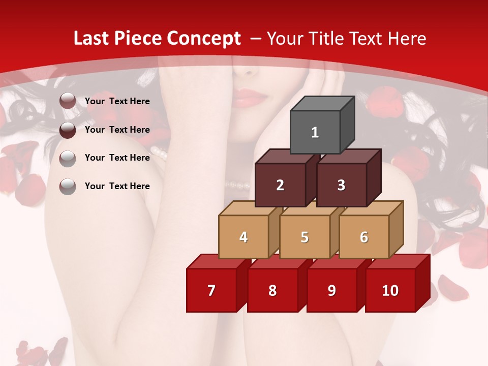 Raven Haired Beauty PowerPoint Template