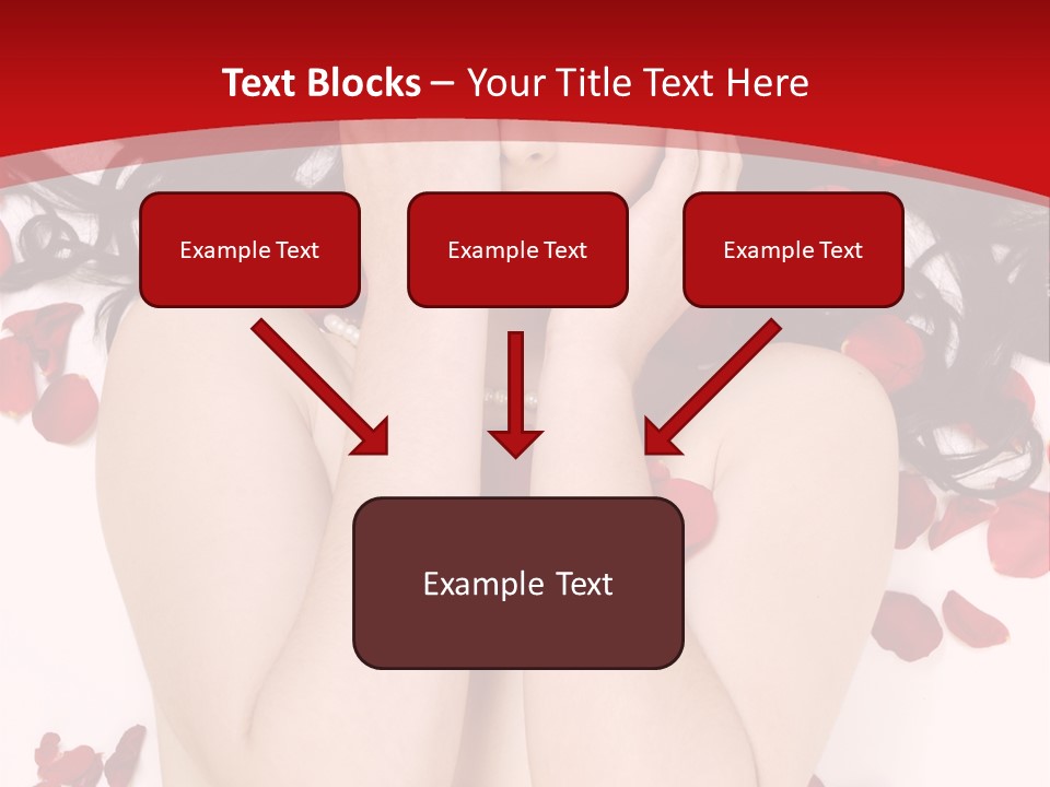 Raven Haired Beauty PowerPoint Template