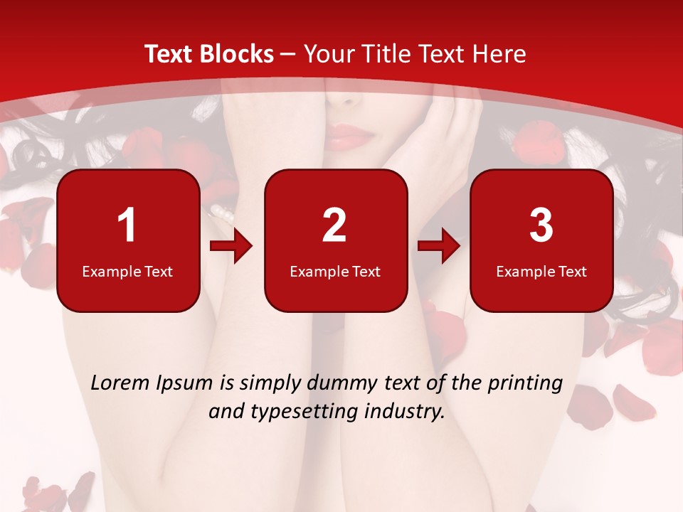 Raven Haired Beauty PowerPoint Template