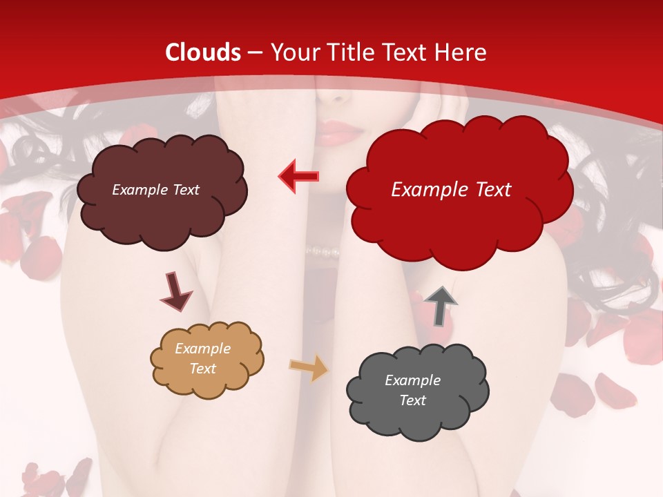 Raven Haired Beauty PowerPoint Template