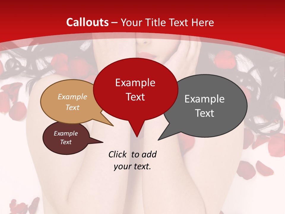 Raven Haired Beauty PowerPoint Template