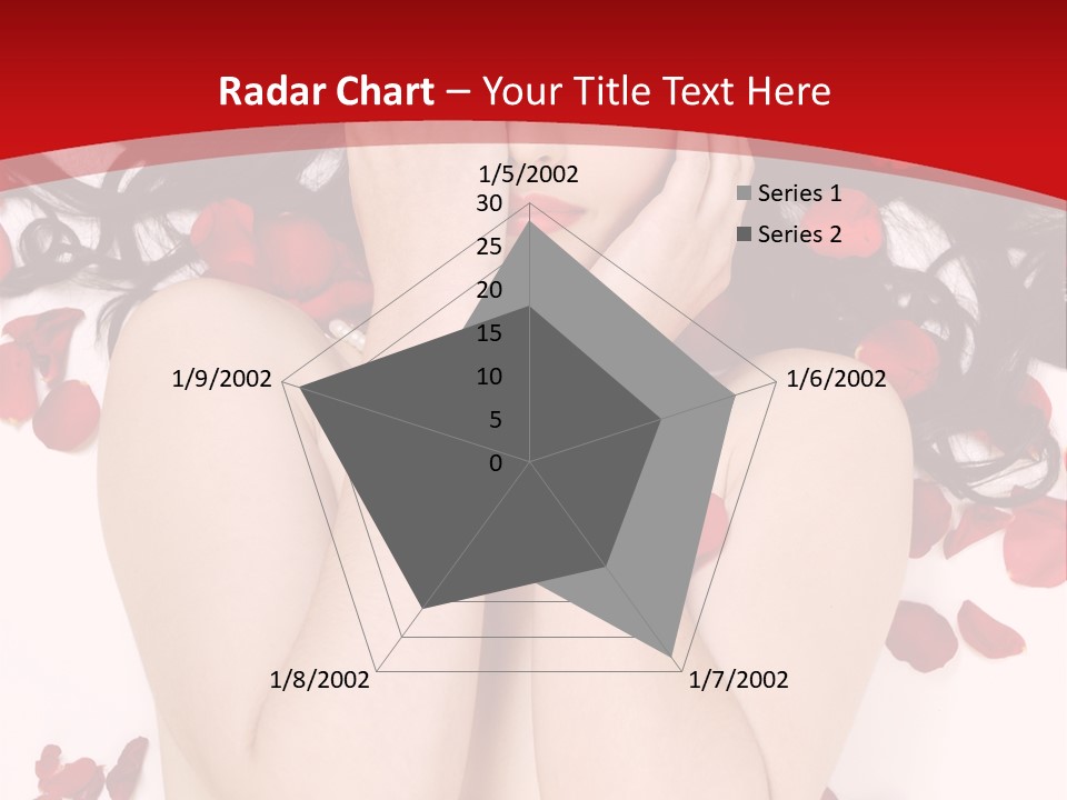 Raven Haired Beauty PowerPoint Template