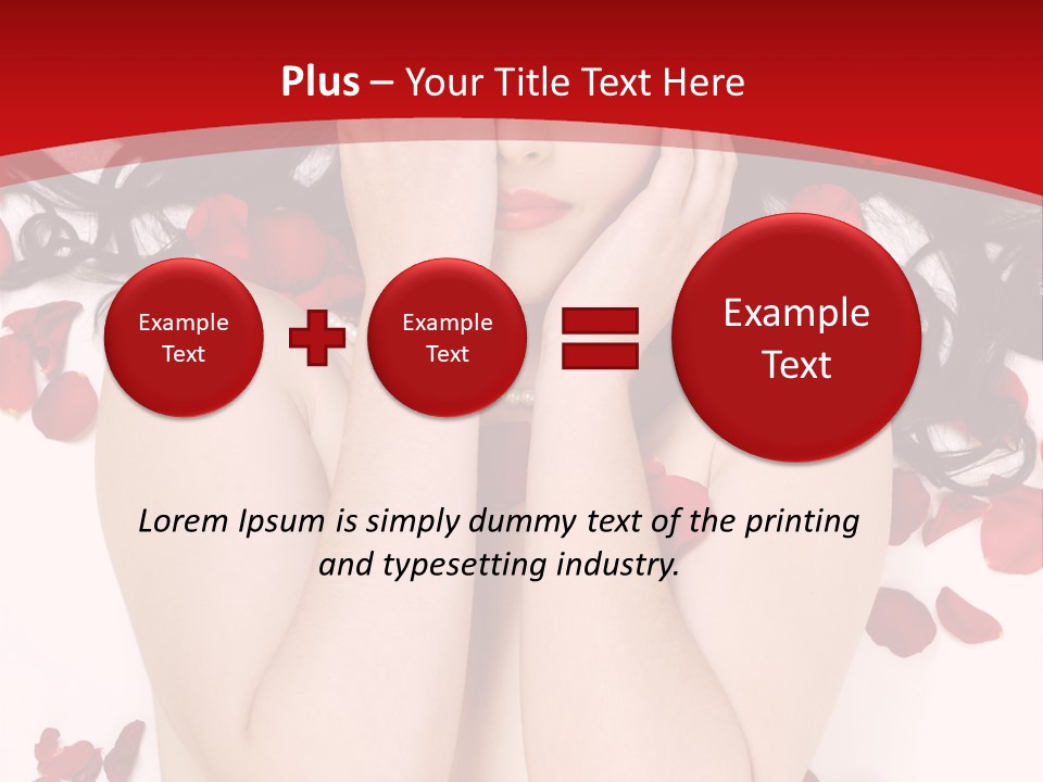 Raven Haired Beauty PowerPoint Template