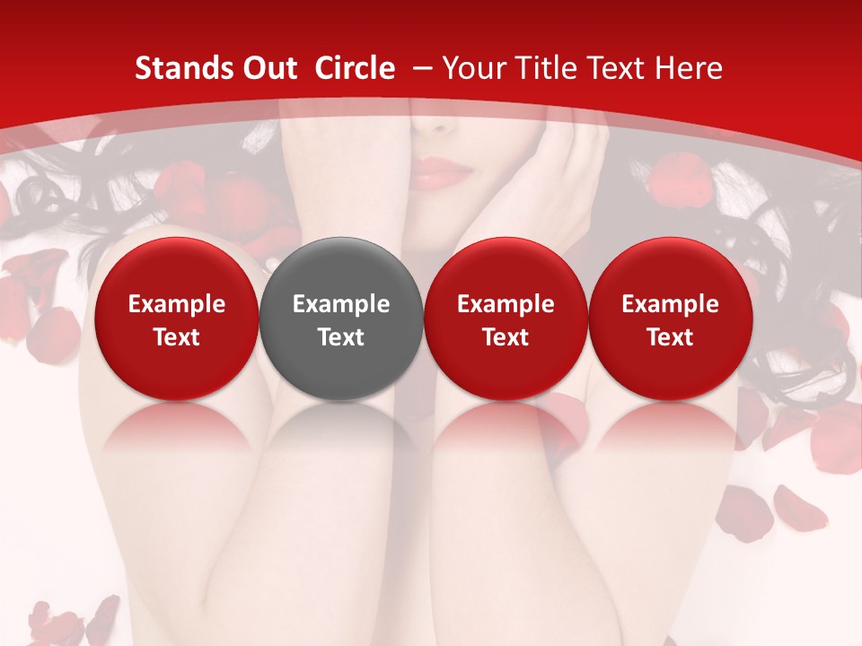 Raven Haired Beauty PowerPoint Template