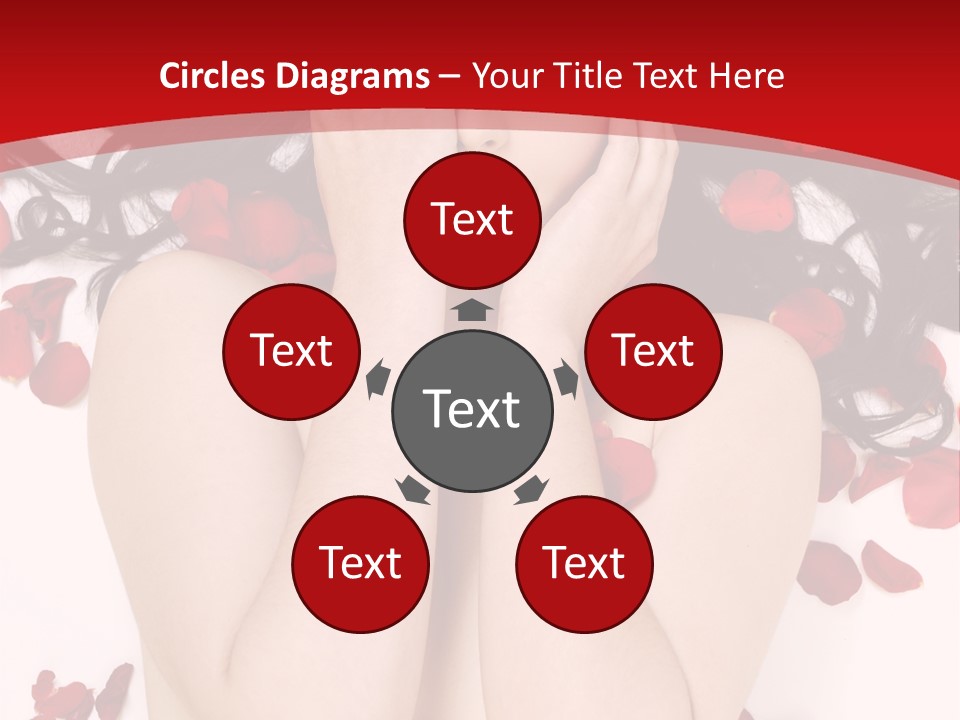 Raven Haired Beauty PowerPoint Template