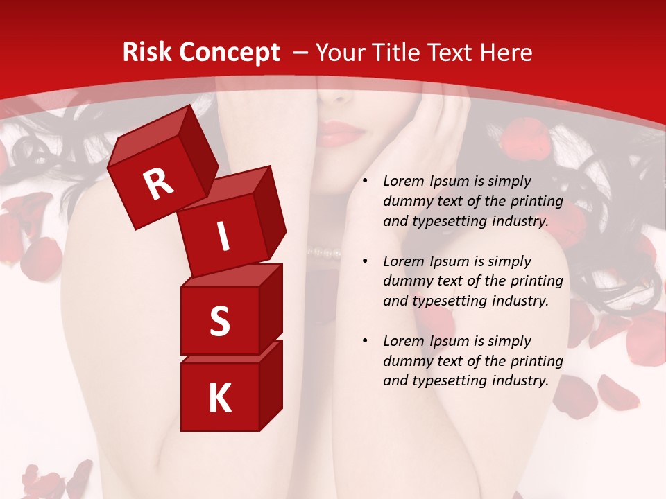 Raven Haired Beauty PowerPoint Template