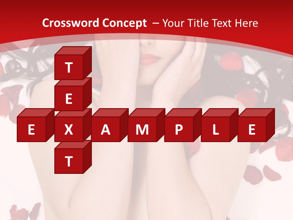 Raven Haired Beauty PowerPoint Template