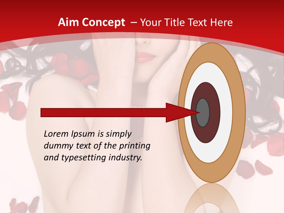 Raven Haired Beauty PowerPoint Template