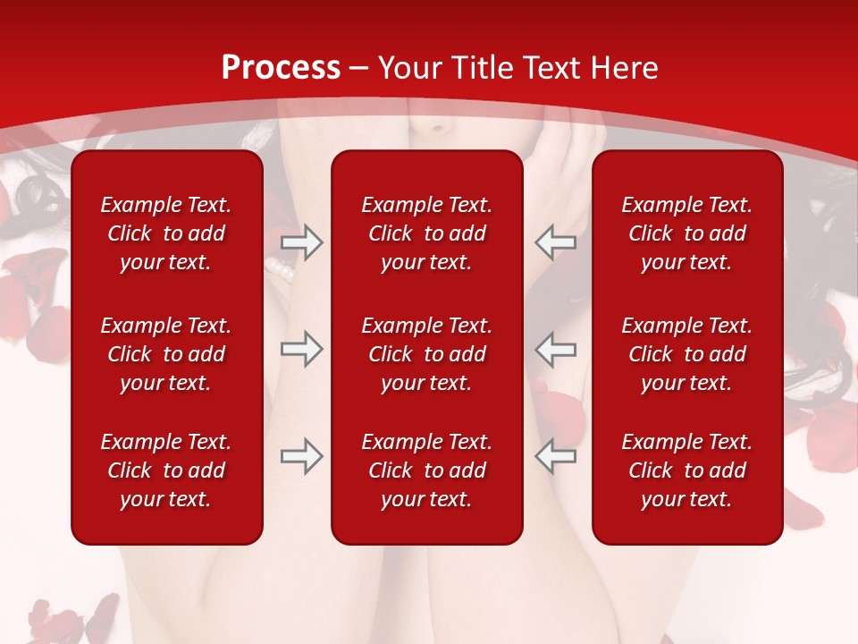 Raven Haired Beauty PowerPoint Template