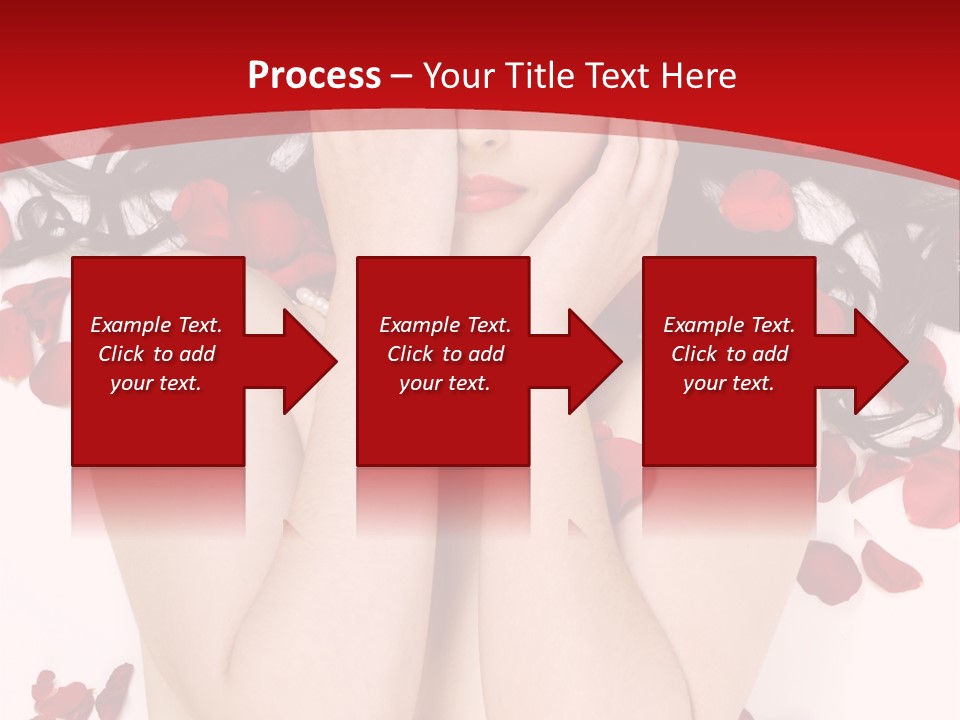 Raven Haired Beauty PowerPoint Template