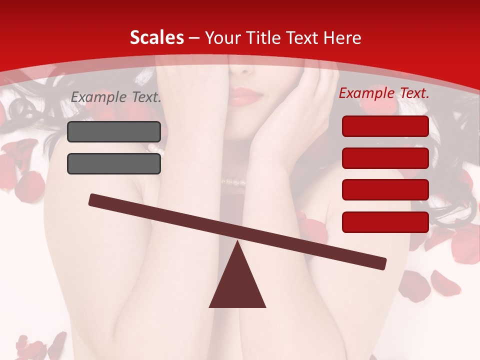 Raven Haired Beauty PowerPoint Template