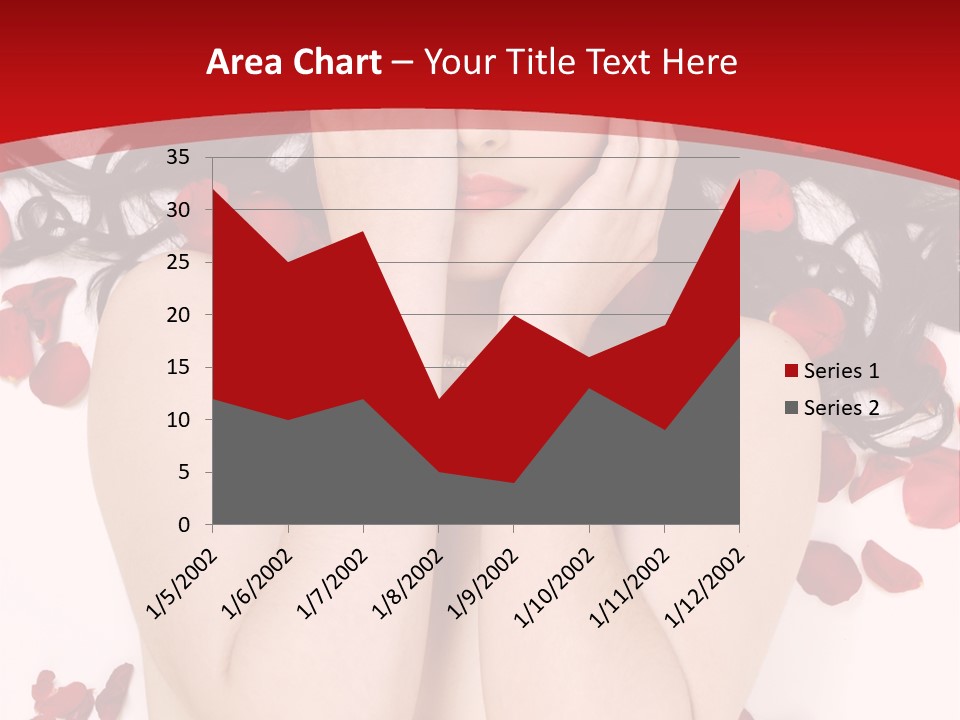 Raven Haired Beauty PowerPoint Template