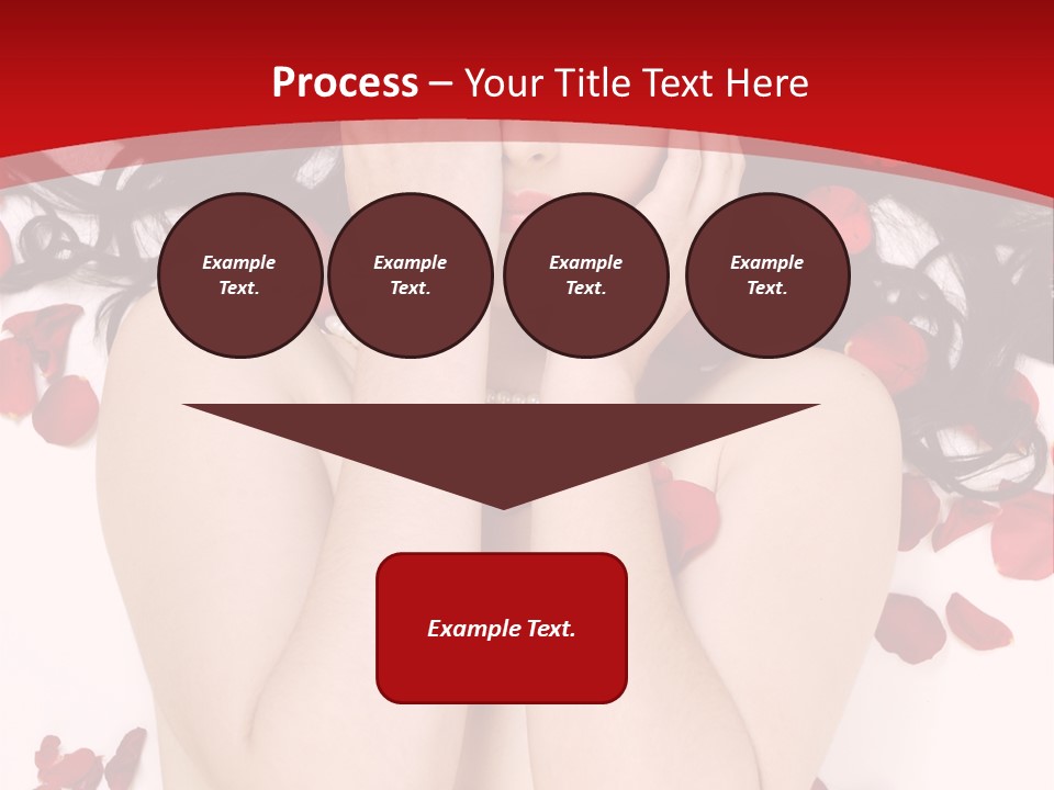 Raven Haired Beauty PowerPoint Template