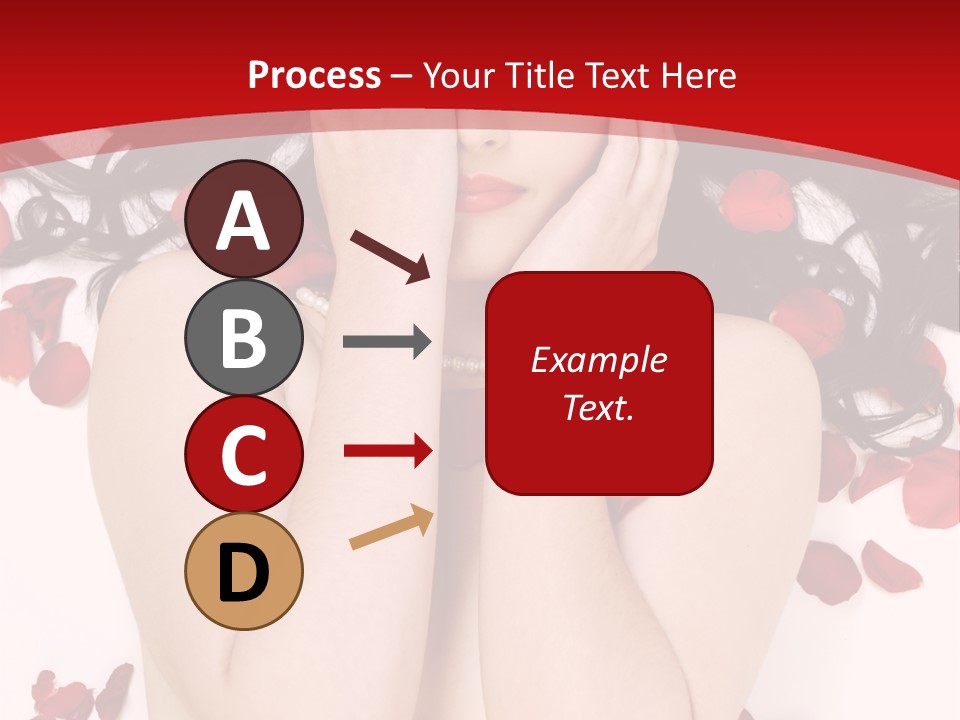 Raven Haired Beauty PowerPoint Template