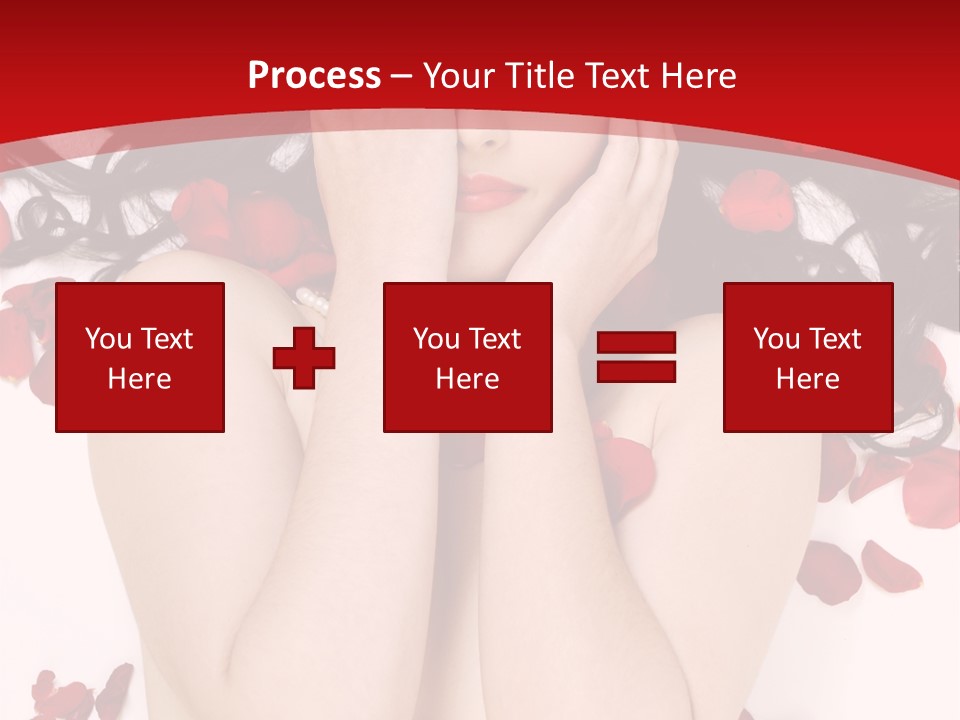 Raven Haired Beauty PowerPoint Template