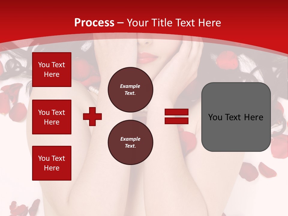 Raven Haired Beauty PowerPoint Template