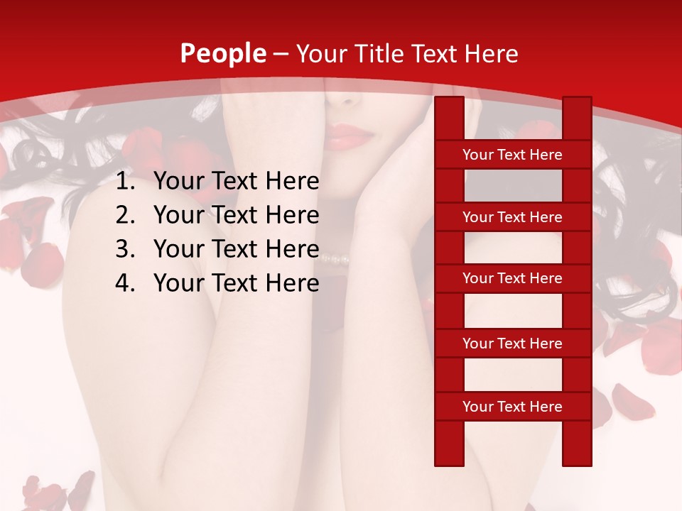 Raven Haired Beauty PowerPoint Template