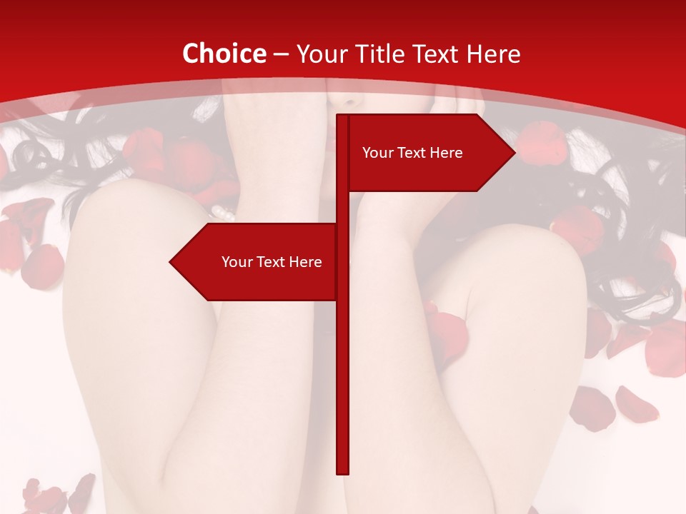 Raven Haired Beauty PowerPoint Template