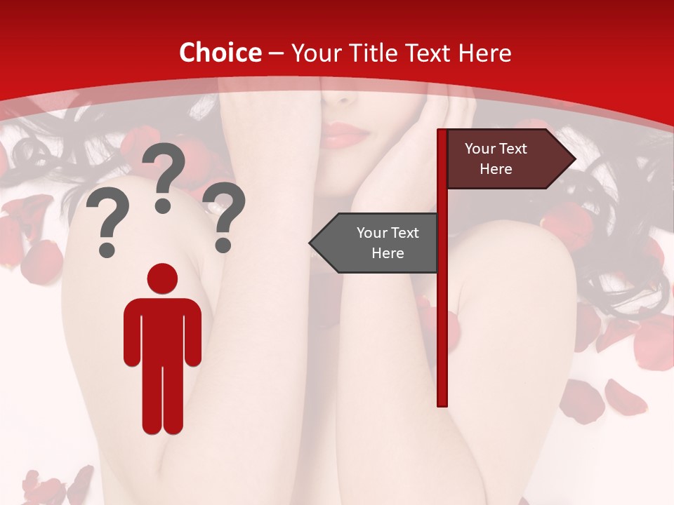 Raven Haired Beauty PowerPoint Template