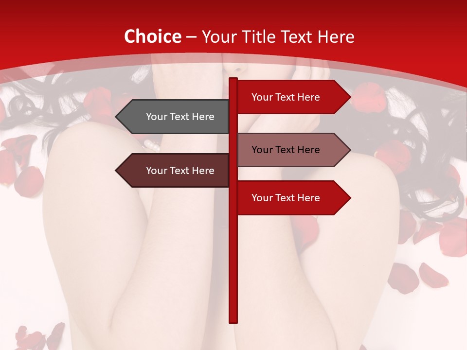 Raven Haired Beauty PowerPoint Template