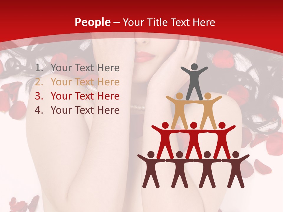 Raven Haired Beauty PowerPoint Template