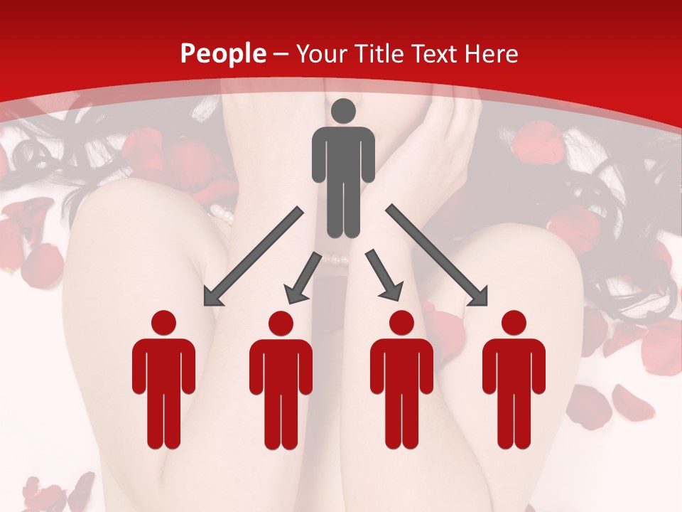 Raven Haired Beauty PowerPoint Template