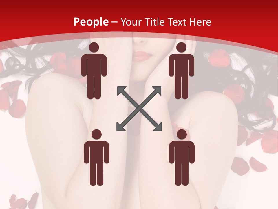 Raven Haired Beauty PowerPoint Template