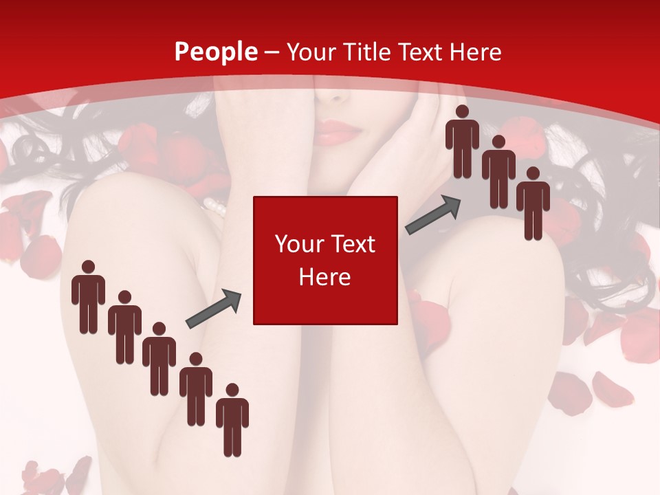 Raven Haired Beauty PowerPoint Template