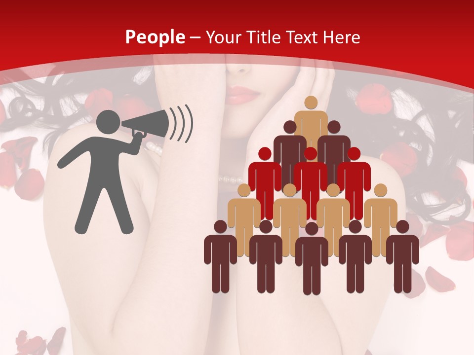 Raven Haired Beauty PowerPoint Template