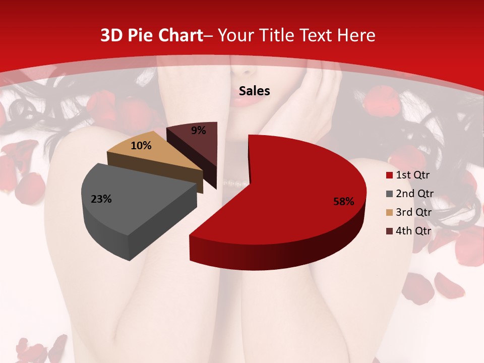 Raven Haired Beauty PowerPoint Template