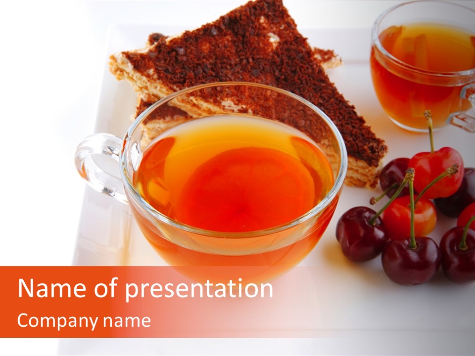 Fruit Refreshment Strip PowerPoint Template