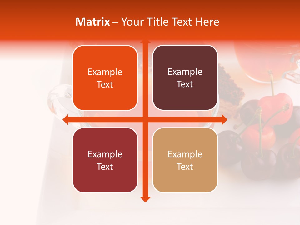 Fruit Refreshment Strip PowerPoint Template