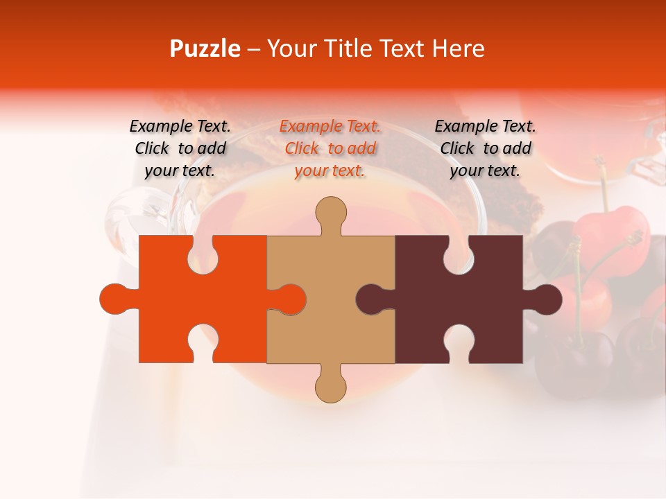 Fruit Refreshment Strip PowerPoint Template