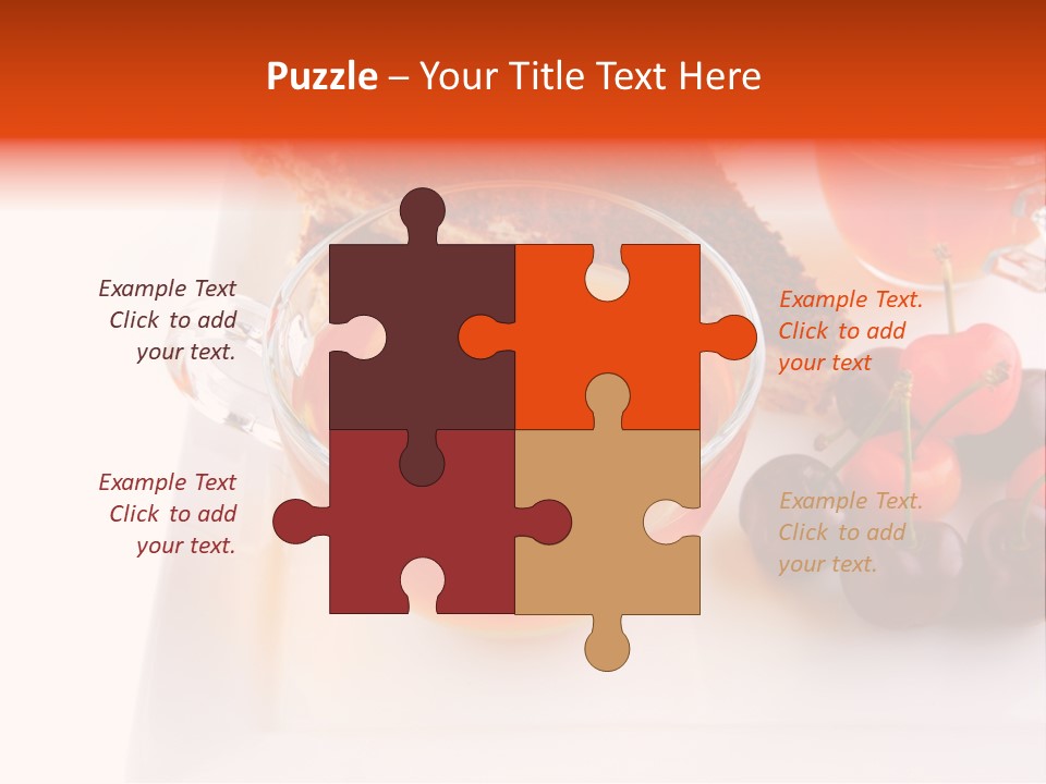 Fruit Refreshment Strip PowerPoint Template