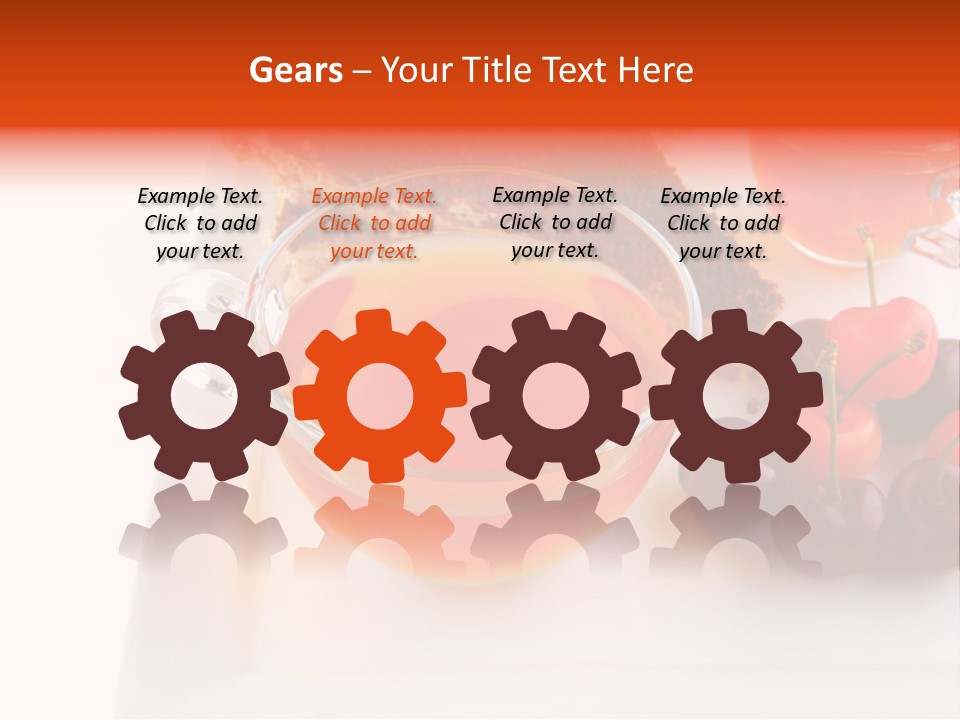 Fruit Refreshment Strip PowerPoint Template