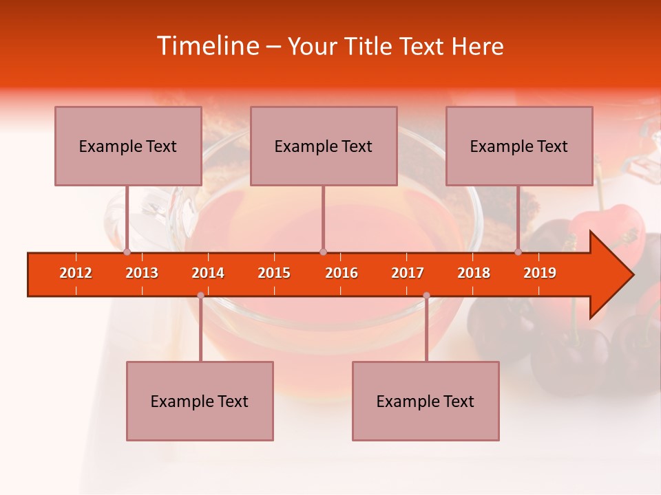 Fruit Refreshment Strip PowerPoint Template